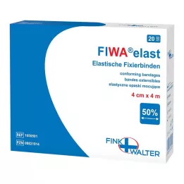 FIXIERBINDE elastik 4 cmx4 m løs, 1X20 stk