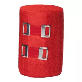 BORT StabiloColor bandage 8 cm rød, 1 stk