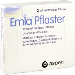 EMLA Plaster, 2X1 stk