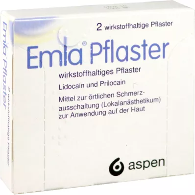 EMLA Plaster, 2X1 stk