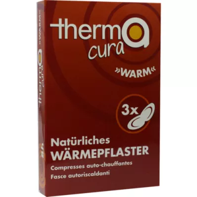 THERMACURA Varme plastre, 3 stk