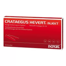 CRATAEGUS HEVERT Injektionsampuller, 10 stk