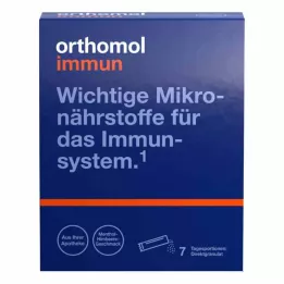 ORTHOMOL Immune direct granulat hindbær/menthol, 7 stk