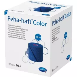 PEHA-HAFT Farvefikseringstape latexfri 10 cmx20 m blå, 1 stk