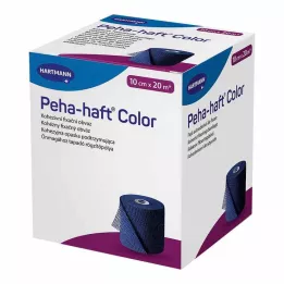 PEHA-HAFT Farvefikseringstape latexfri 10 cmx20 m blå, 1 stk