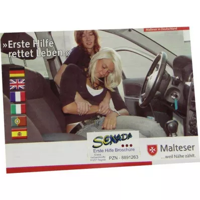 Senada førstehjælpsbrochure, 1 stk
