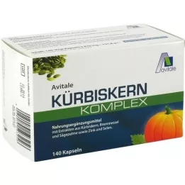 KÜRBISKERN KOMPLEX Kapsler, 140 Kapsler