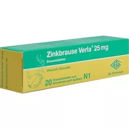 ZINKBRAUSE Verla 25 mg brusetabletter, 20 stk