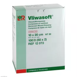 VLIWASOFT Ikke-vævede kompresser 10x20 cm sterile 6l, 50X2 stk