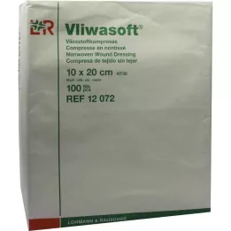 VLIWASOFT Ikke-vævede kompresser 10x20 cm usterile 6l, 100 stk