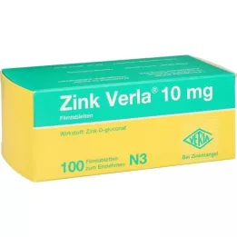 ZINK VERLA 10 mg filmovertrukne tabletter, 100 stk