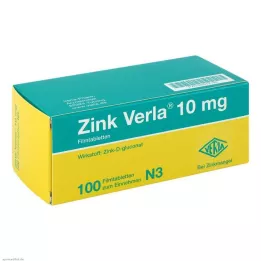 ZINK VERLA 10 mg filmovertrukne tabletter, 100 stk