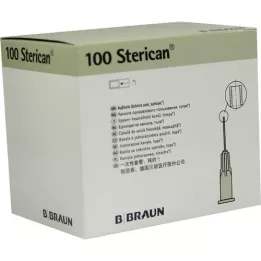 STERICAN Nåle 27 G 0,4x25 mm stump, 100 stk