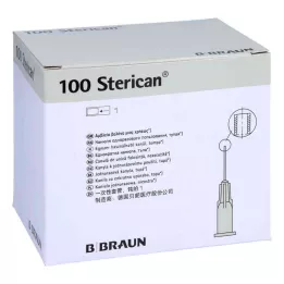 STERICAN Nåle 27 G 0,4x25 mm stump, 100 stk