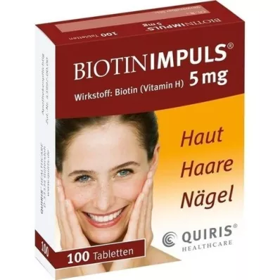 BIOTIN IMPULS 5 mg tabletter, 100 stk