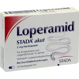 LOPERAMID STADA akut 2 mg hårde kapsler, 10 stk