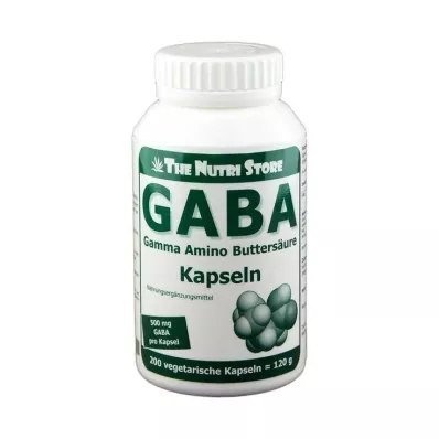 GABA 500 mg vegetariske kapsler, 200 stk