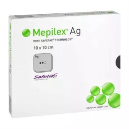 MEPILEX Ag-skumbandage 10x10 cm steril, 10 stk