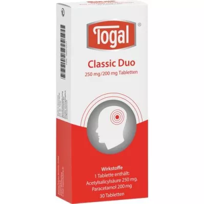 TOGAL Classic Duo-tabletter, 30 stk