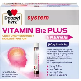DOPPELHERZ Vitamin B12 Plus-system drikkeampuller, 30X25 ml
