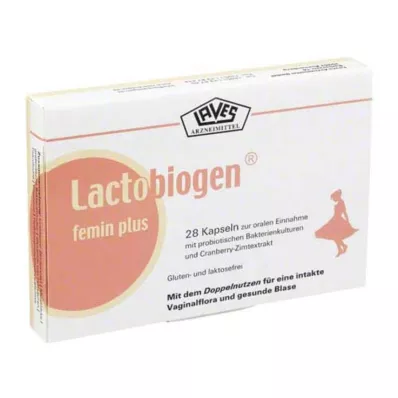 Lactobiogen femin plus kapsler, 28 stk