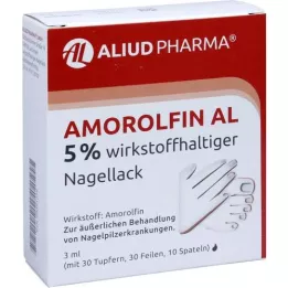 AMOROLFIN AL 5% aktiv ingrediens neglelak, 3 ml