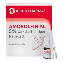 AMOROLFIN AL 5% aktiv ingrediens neglelak, 3 ml