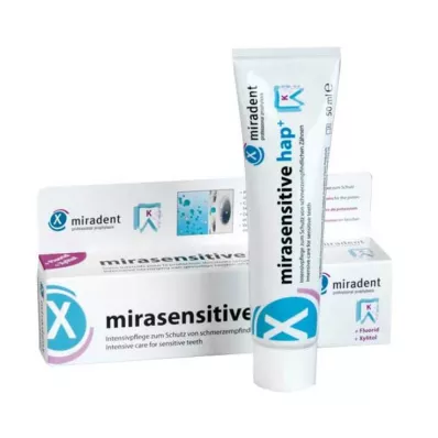 MIRADENT Tandpasta mirasensitive hap+, 50 ml