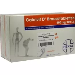 CALCIVIT D-brusetabletter, 120 kapsler