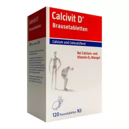 CALCIVIT D-brusetabletter, 120 kapsler