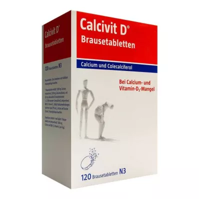 Calcivit D brusetabletter, 120 stk