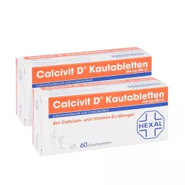 CALCIVIT D tyggetabletter, 120 kapsler
