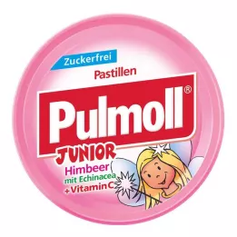 PULMOLL Junior sød hindbær med echinacea + C-vitamin, 50 g