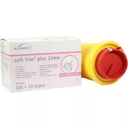 KLINION Soft fine plus pen nåle 0,33x12 mm 29 G, 110 stk