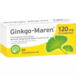GINKGO-MAREN 120 mg filmovertrukne tabletter, 60 stk