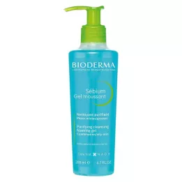 BIODERMA Sebium Gel Moussant Rensegel, 200 ml