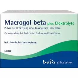 MACROGOL beta plus Elektrolyt Plv. til oral brug, 50 stk
