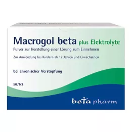 MACROGOL beta plus Elektrolyt Plv. til oral brug, 50 stk