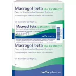 MACROGOL beta plus elektrolytter Plv.z.H.e.L.z.Einn., 100 stk