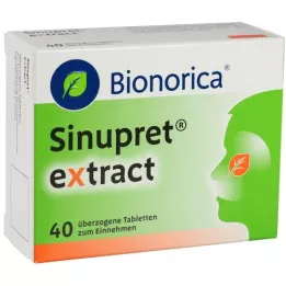 SINUPRET ekstraktovertrukne tabletter, 40 stk
