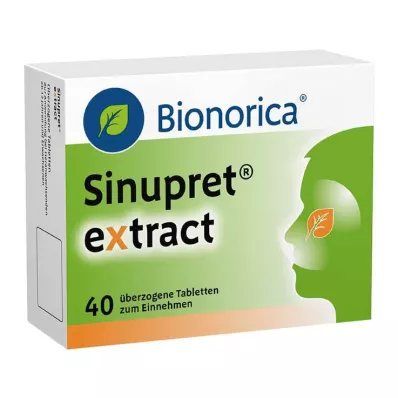 SINUPRET ekstraktovertrukne tabletter, 40 stk