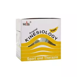 NASARA Kinesiologisk tape 5 cmx5 m gul, 1 stk
