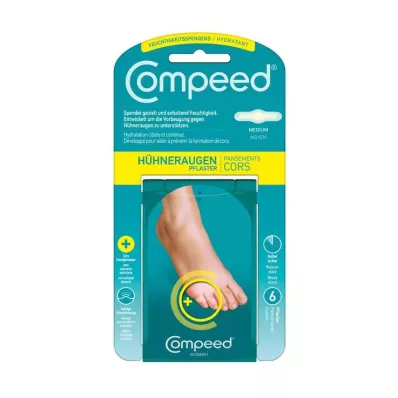 Compeed® Corn Plasters Medium Fugtgivende, 6 stk