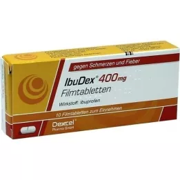 IBUDEX 400 mg filmovertrukne tabletter, 10 stk