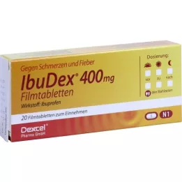 IBUDEX 400 mg filmovertrukne tabletter, 20 stk