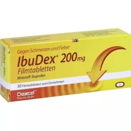 IBUDEX 200 mg filmovertrukne tabletter, 30 stk
