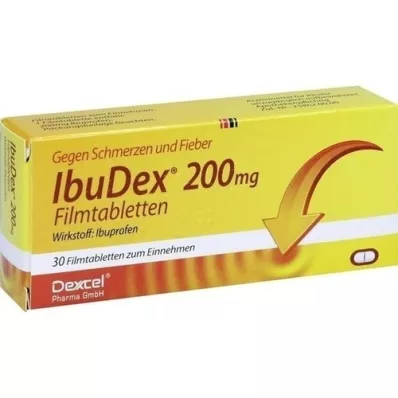 IBUDEX 200 mg filmovertrukne tabletter, 30 stk