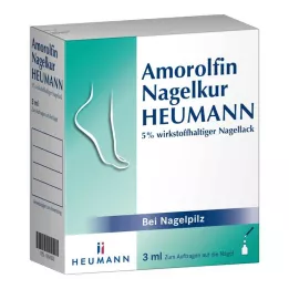 AMOROLFIN Neglebehandling Heumann 5% wst.halt.neglelak, 3 ml