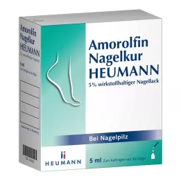 AMOROLFIN Neglebehandling Heumann 5% wst.halt.neglelak, 5 ml