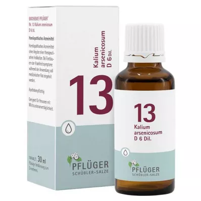 Biokemi Pflueger 13 kaliumarsen.D 6 dråber, 30 ml